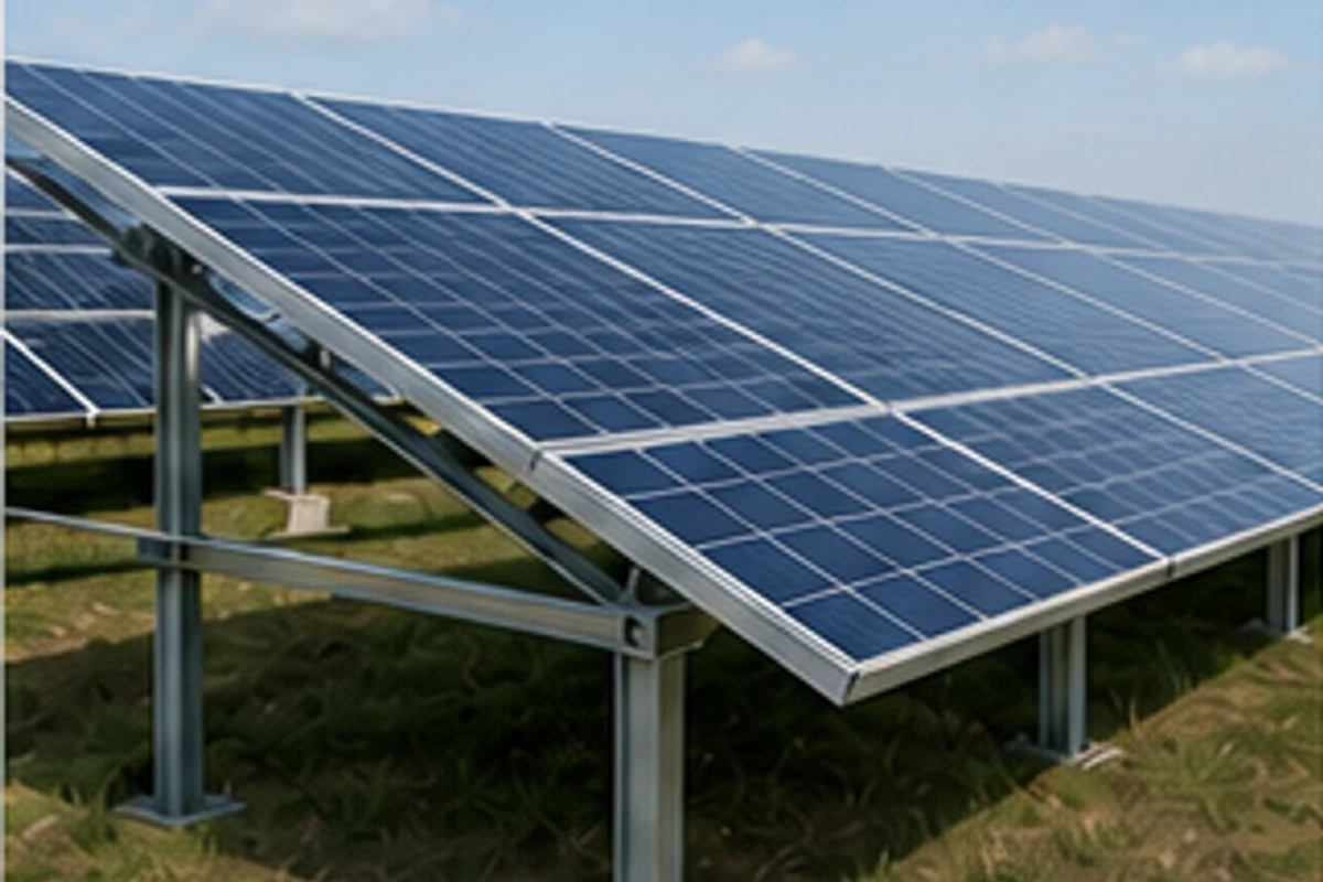Pre-Galvanized square tube used by a downstream solar support fabricator